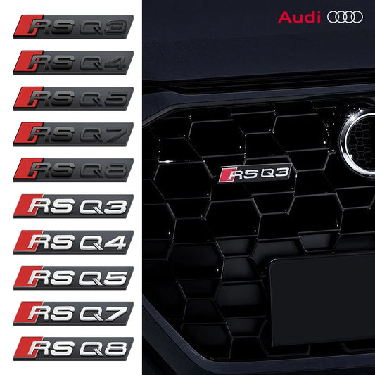 Audi RS Front Badges (1pc ABS)